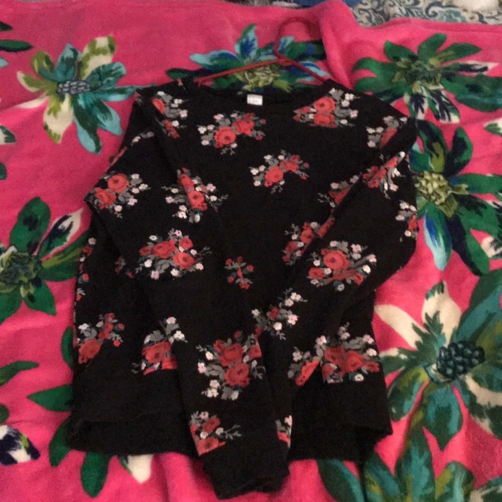 h&m floral sweater